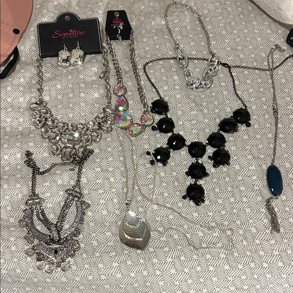 Signature Jewelry - Silver and Black Necklace Collection